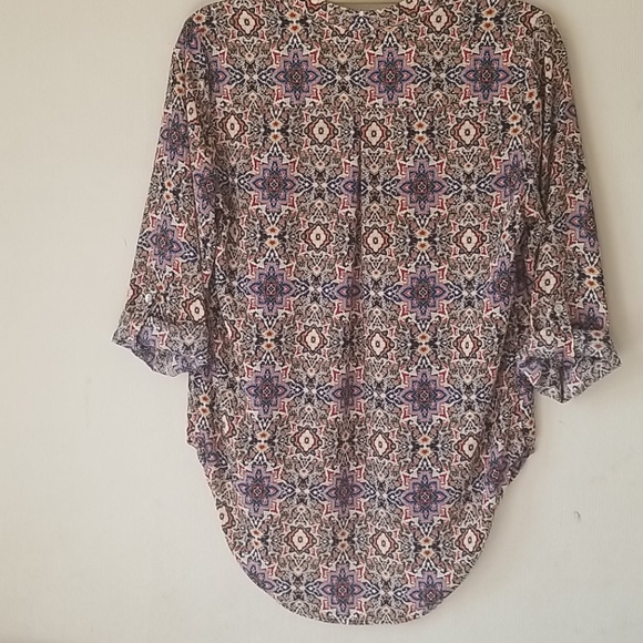 3/22!!! Gypsies and Moondust Patterned Blouse - Picture 5 of 5